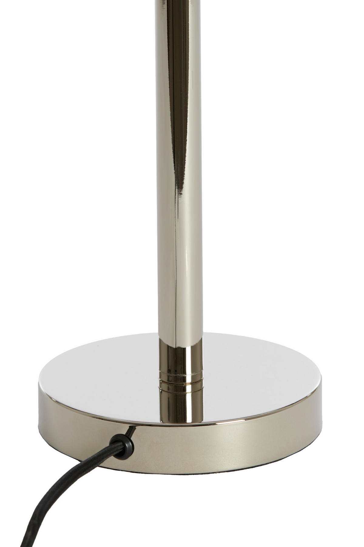 LAMPENFUSS Washington Silber Ø14/39,5 cm - Chromfarben, Metall (14/14/39.5cm) - Light & Living