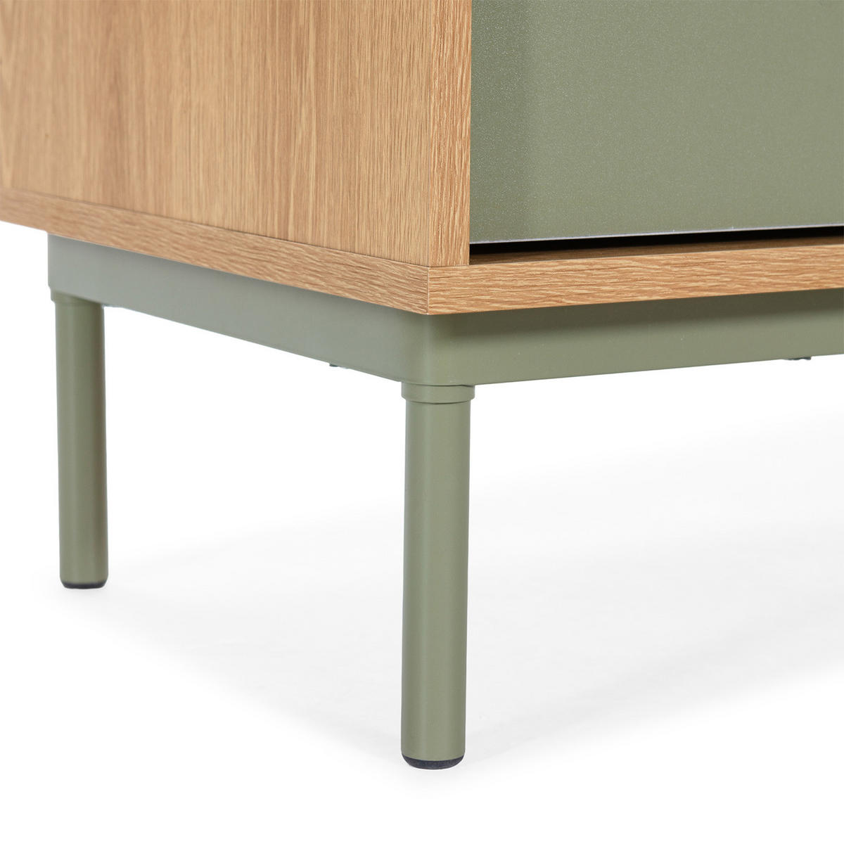 TV-ELEMENT Cuzco 2 türen Eichenfarbe/grün - Grün, Holzwerkstoff (140/50/40cm) - VS Venta-stock