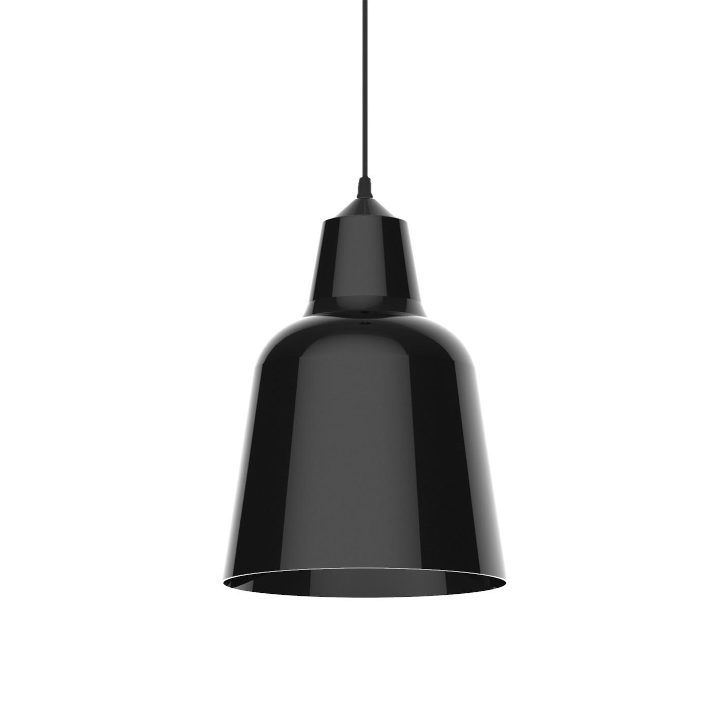 HÄNGELEUCHTE - Schwarz Hochglanz, Metall (33/33/42cm) - Lumicom