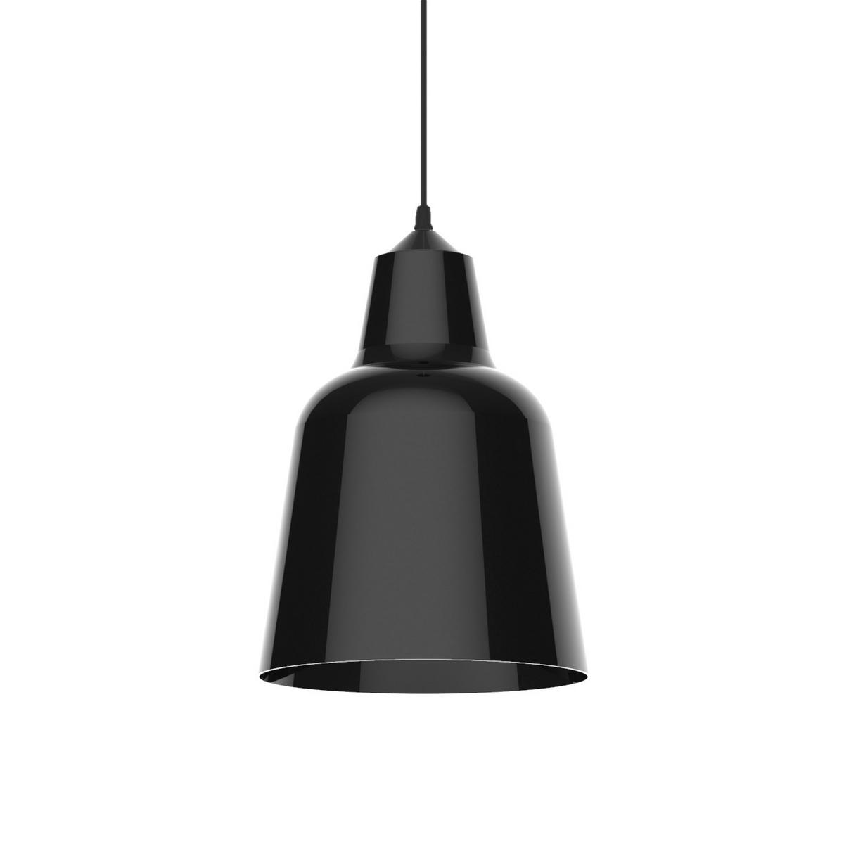 HÄNGELEUCHTE - Schwarz Hochglanz, Metall (33/33/42cm) - Lumicom