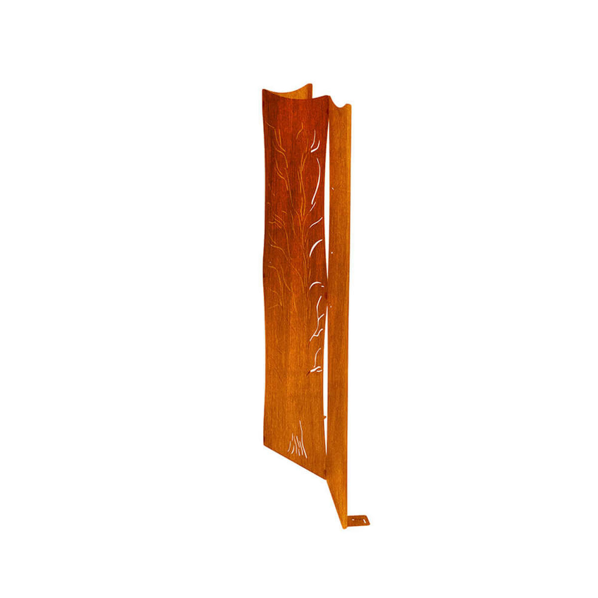 SICHTSCHUTZZAUN TREEFLOW - Orange, Metall (41.5/120cm) - Home Deluxe