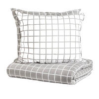 BETTWÄSCHE Reyes grau-weiß 220/200 cm - Grau, Textil (220/200cm) - Homla