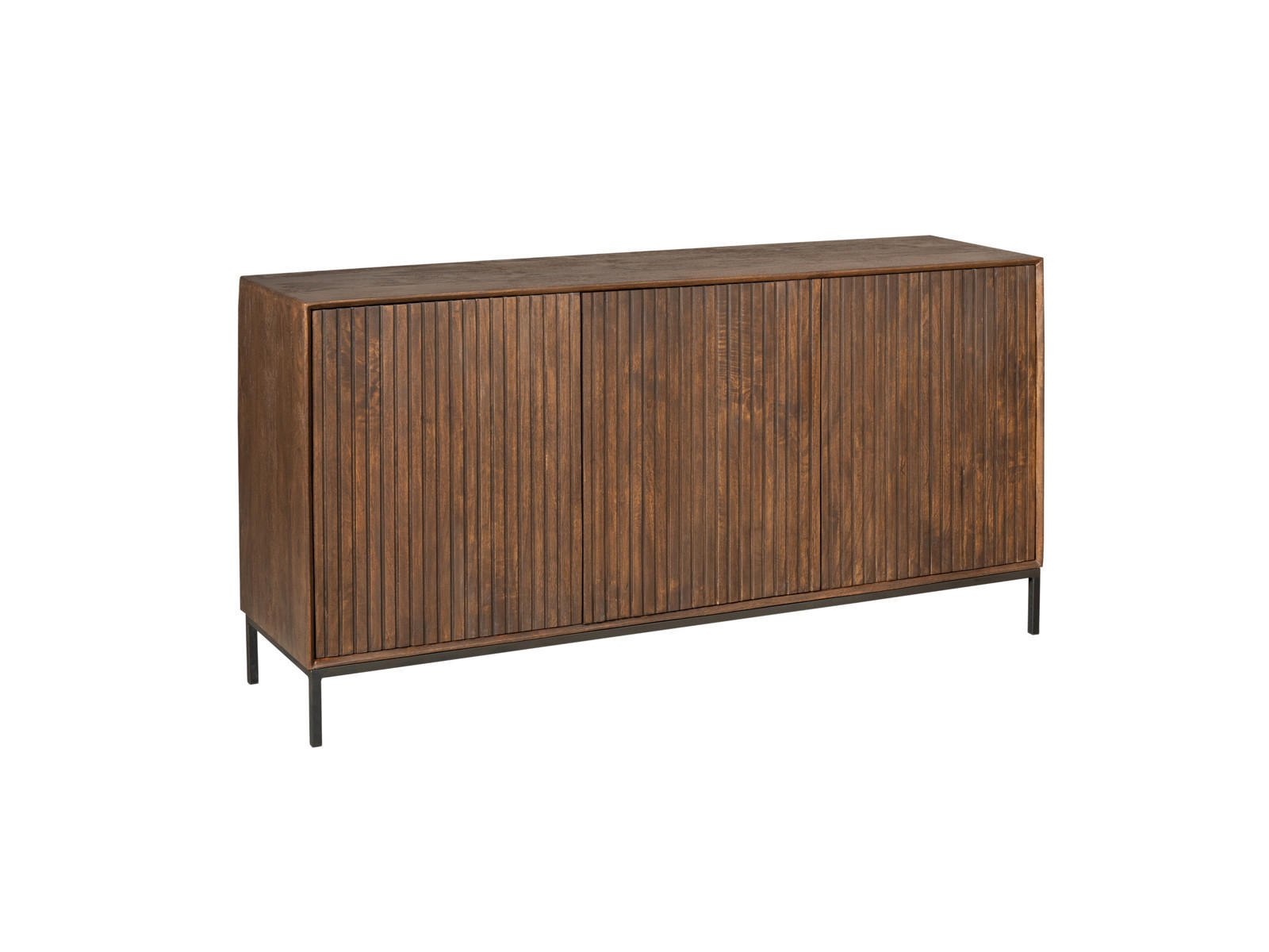 SIDEBOARD Dimora Mangoholz 165 cm / 45 cm Braun - Braun, Holz (165/85/45cm) - Villa Möbel