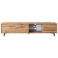 TV-LOWBOARD Galhad Wotan Eiche 175 cm - Eichefarben/Eiche Wotan, Holzwerkstoff/Kunststoff (175/40.5/31.3cm) - Selsey