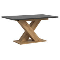 ESSTISCH grau, Eiche Artisan, Küchentisch ausziehbar 150 - 190 cm - Eiche Artisan/Grau, Holzwerkstoff/Metall (150/90/76cm) - Inn.Furn