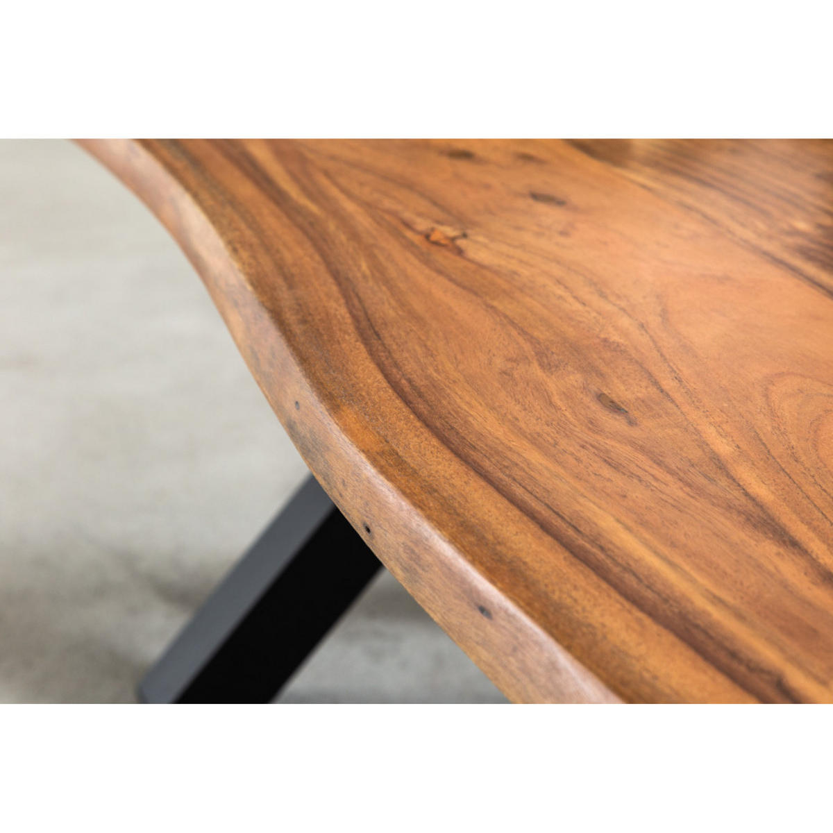 COUCHTISCH MAMMUT Akazie Honey Finish 120 cm - Braun, Holz (60/120/45cm) - riess-ambiente