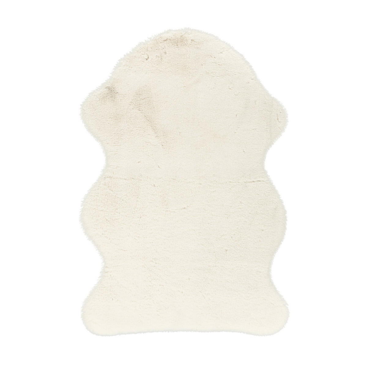 HOCHFLOR-TEPPICH Cosy 500 Ivory 60x90 cm - Creme, Kunststoff/Textil (60/90cm) - carpet city