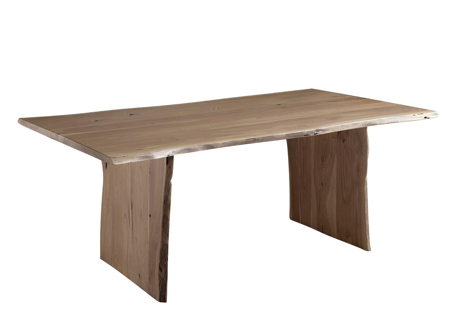 BAUMTISCH Akazie 220x100x76 natur lackiert PURE ACACIA #116 - Naturfarben, Holz (220/100/76cm) - Massivmoebel24