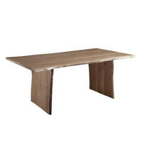 BAUMTISCH Akazie 220x100x76 natur lackiert PURE ACACIA #116 - Naturfarben, Holz (220/100/76cm) - Massivmoebel24