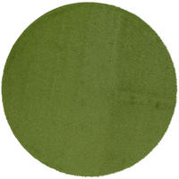 LUXUS KUNSTRASEN RASENTEPPICH WEMBLEY RUND - Grün, Textil (100/100cm) - Snapstyle