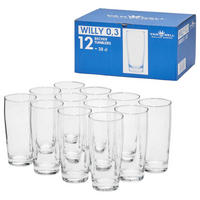 WILLI BECHER GEEICHT transparent 0,3 l 12er Set - Transparent, Glas (0.3L) - Van Well