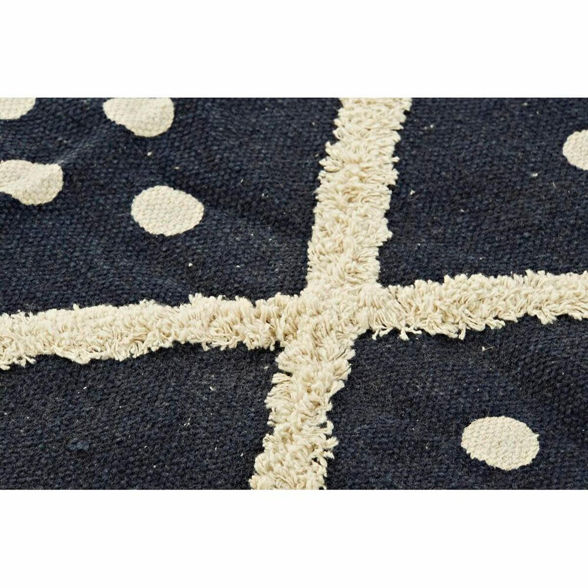 TEPPICH Beige Marineblau 120 x 180 x 0,7 cm - Multicolor, Textil (120/180cm) - DKD Home Decor