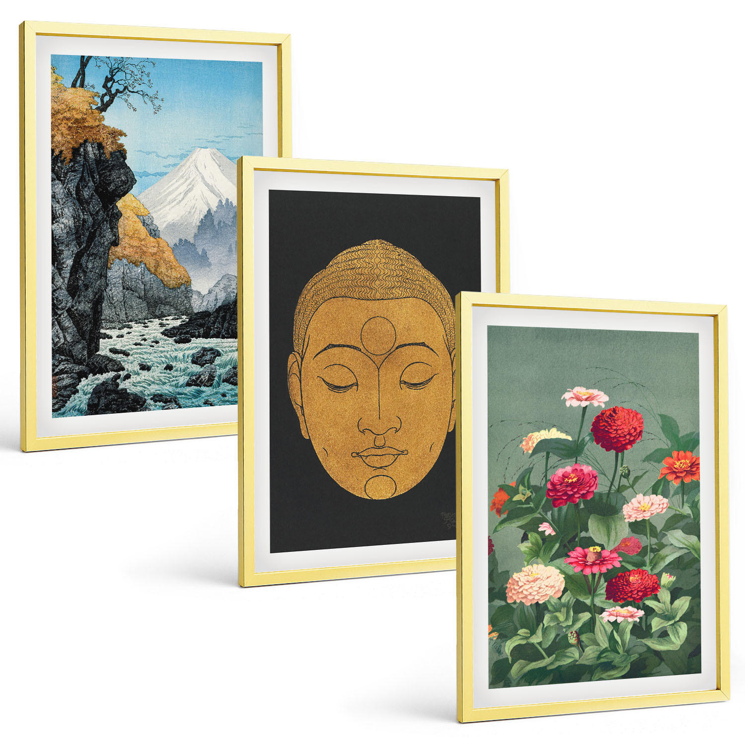 Tulup Bilder Gold 40x60 cm