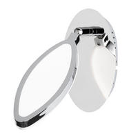 LED WANDLEUCHTE Charlize Silber Chrom - Silberfarben, Glas (15.5/16/19cm) - Wofi