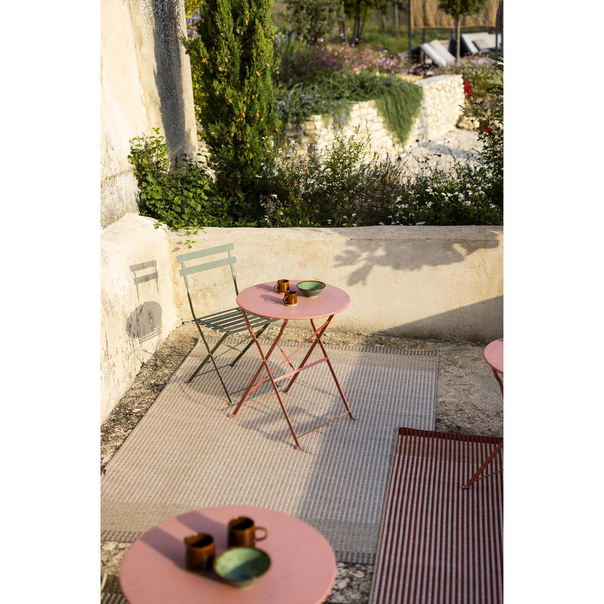 OUTDOOR-TEPPICH Slava wolke 200 x 290 x 1 cm - Weiß, Textil (200/290cm) - Vivaraise