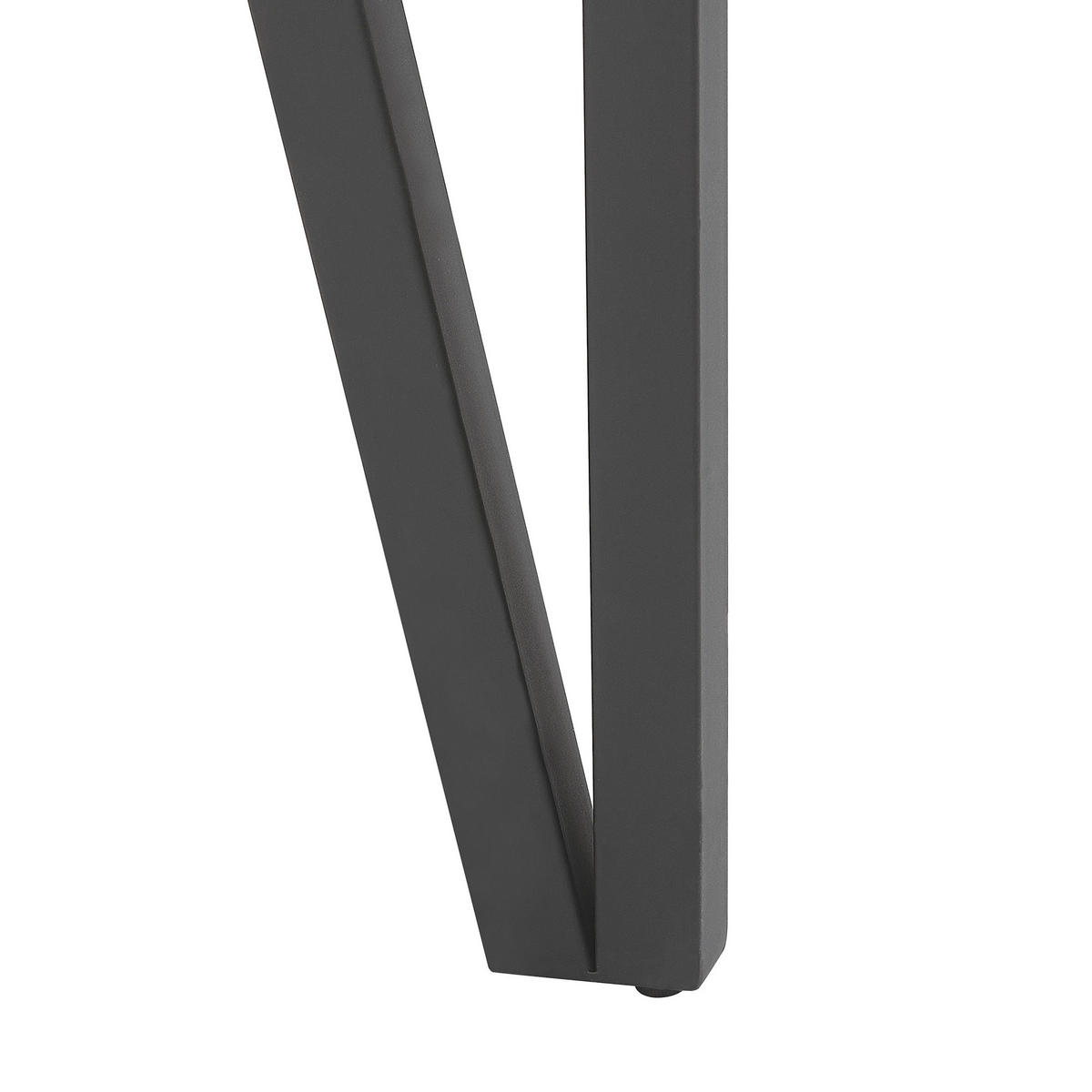 ESSTISCH 150/90/75 cm Hellgrau Rechteckig Adena - Grau, Holzwerkstoff (150/90/75cm) - Beliani