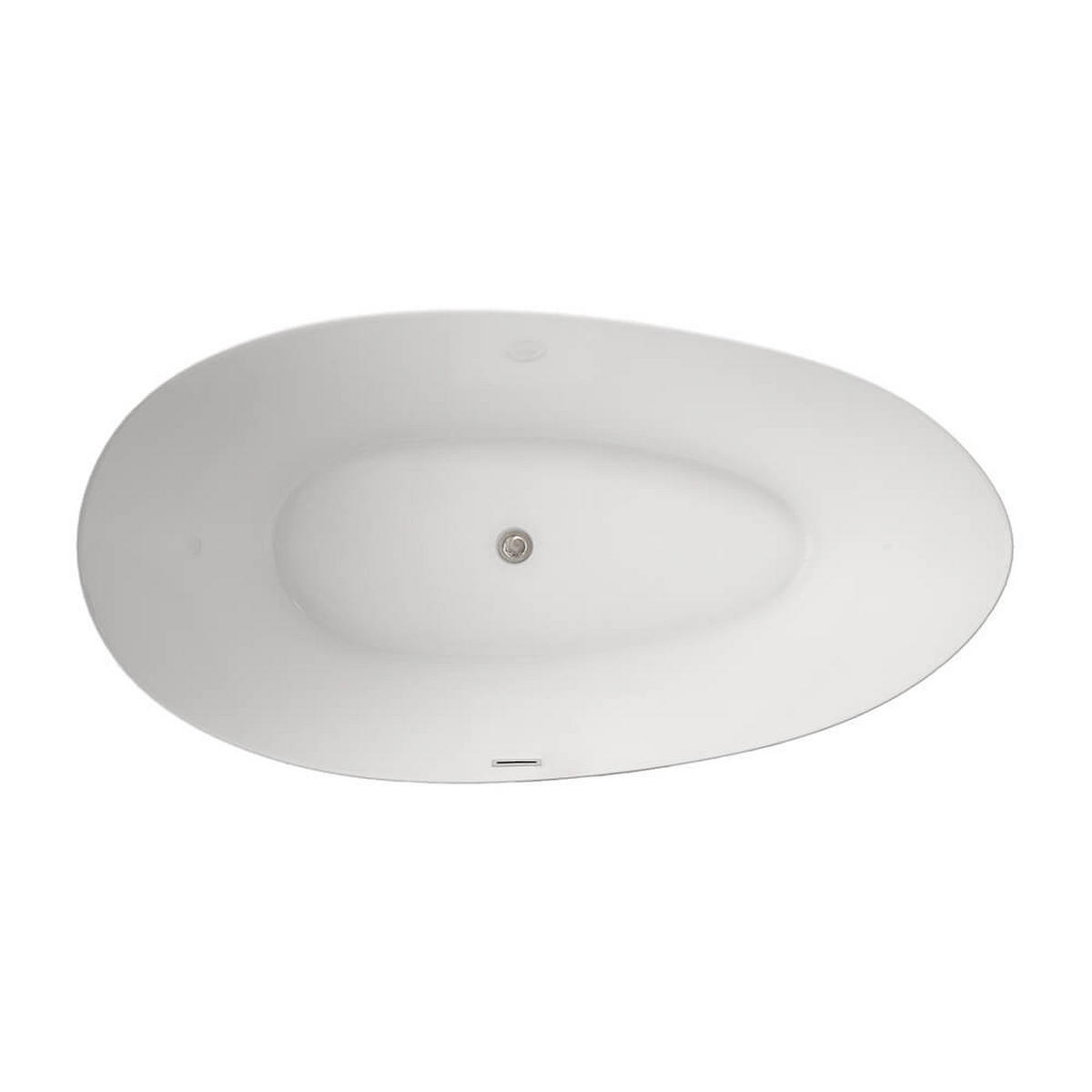 FREISTEHENDE Badewanne DELIA - 180 x 90 cm - Weiß, Keramik (180/58/90cm) - Home Deluxe