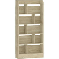 BÜCHERREGAL 6 Fach Eichenbeige 80 x 170 cm - Beige, Holzwerkstoff (80/170/24cm)
