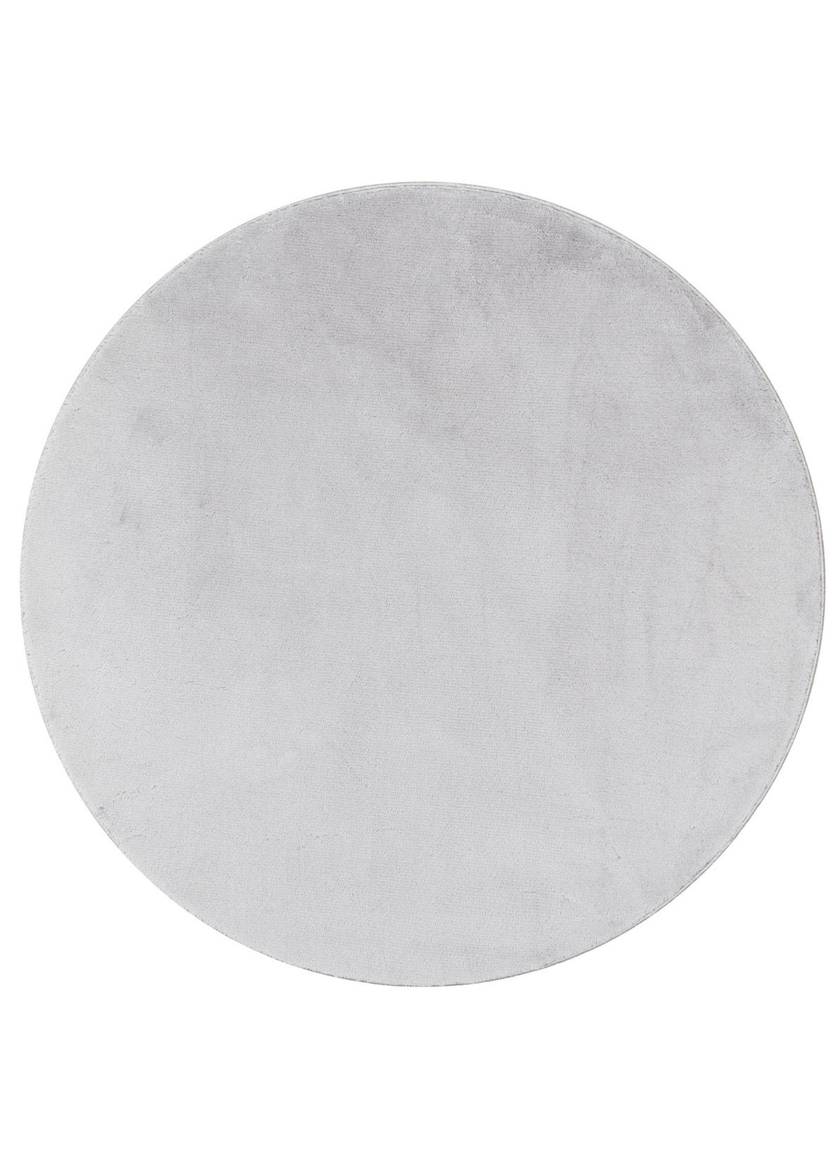 TEPPICH CUDDLE ROUND Grau 240/240 cm - Grau, Kunststoff (240/240cm) - Tapiso