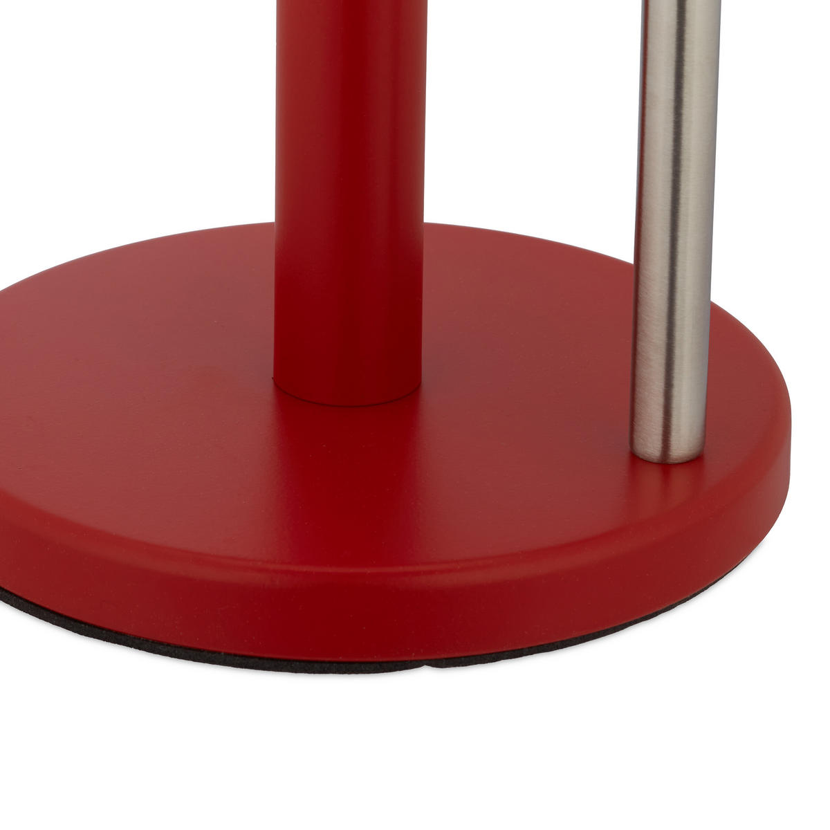 KÜCHENROLLENHALTER - Rot, Metall (15/35/15cm) - Relaxdays