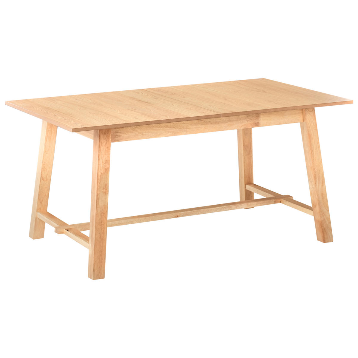 JÍDELNÍ STŮL vysunovací Světlý Jasan 160-200/90 cm Barnes - světle hnědá, kompozitní dřevo (160/90/76cm) - Beliani