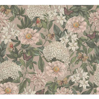 VLIESTAPETE Bunt 53/1005 cm - Beige, Textil (53/1cm) - KUNSTLOFT