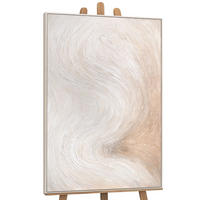 GEMÄLDE Lichtstrom Schattenfugenrahmen Beige 120x80 cm - Beige, Holz (120/80cm) - YS-art gallery