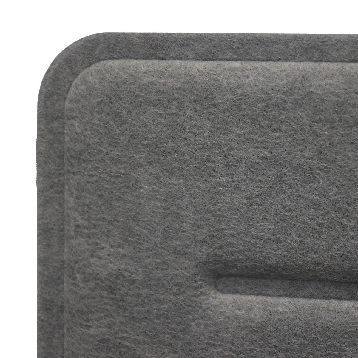 SICHTBLENDE Schreibtisch 118x34 cm Grau - Grau, Textil (1.5/118/34cm) - SVITA