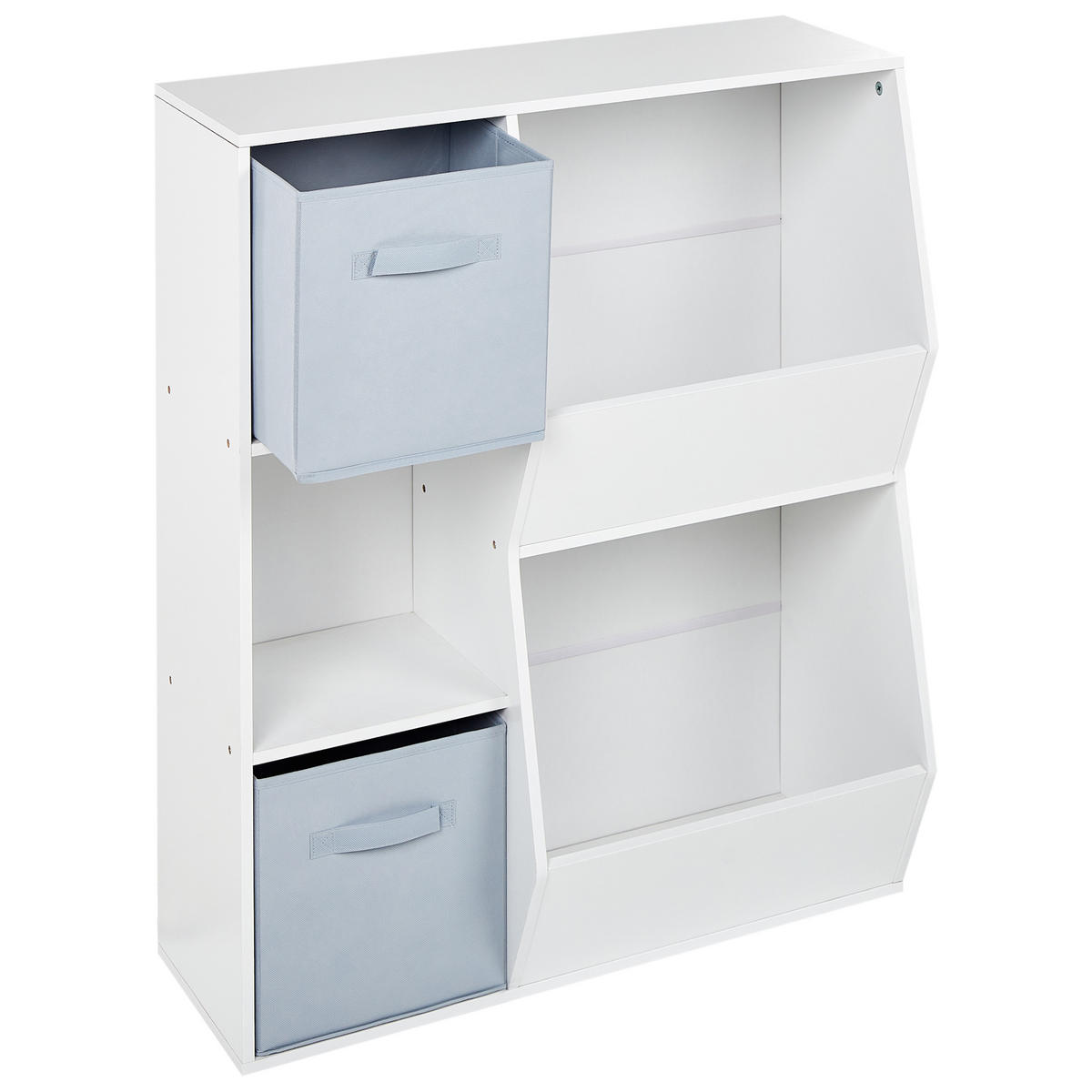 RAFT cu 3 niveluri 93 cm alb Darlot - albastru deschis/albastru, compozit lemnos (77/93/28cm) - Beliani