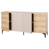 SIDEBOARD Eiche Dekor - Eiche Wotan, Holz (160/80/42cm) - MCW