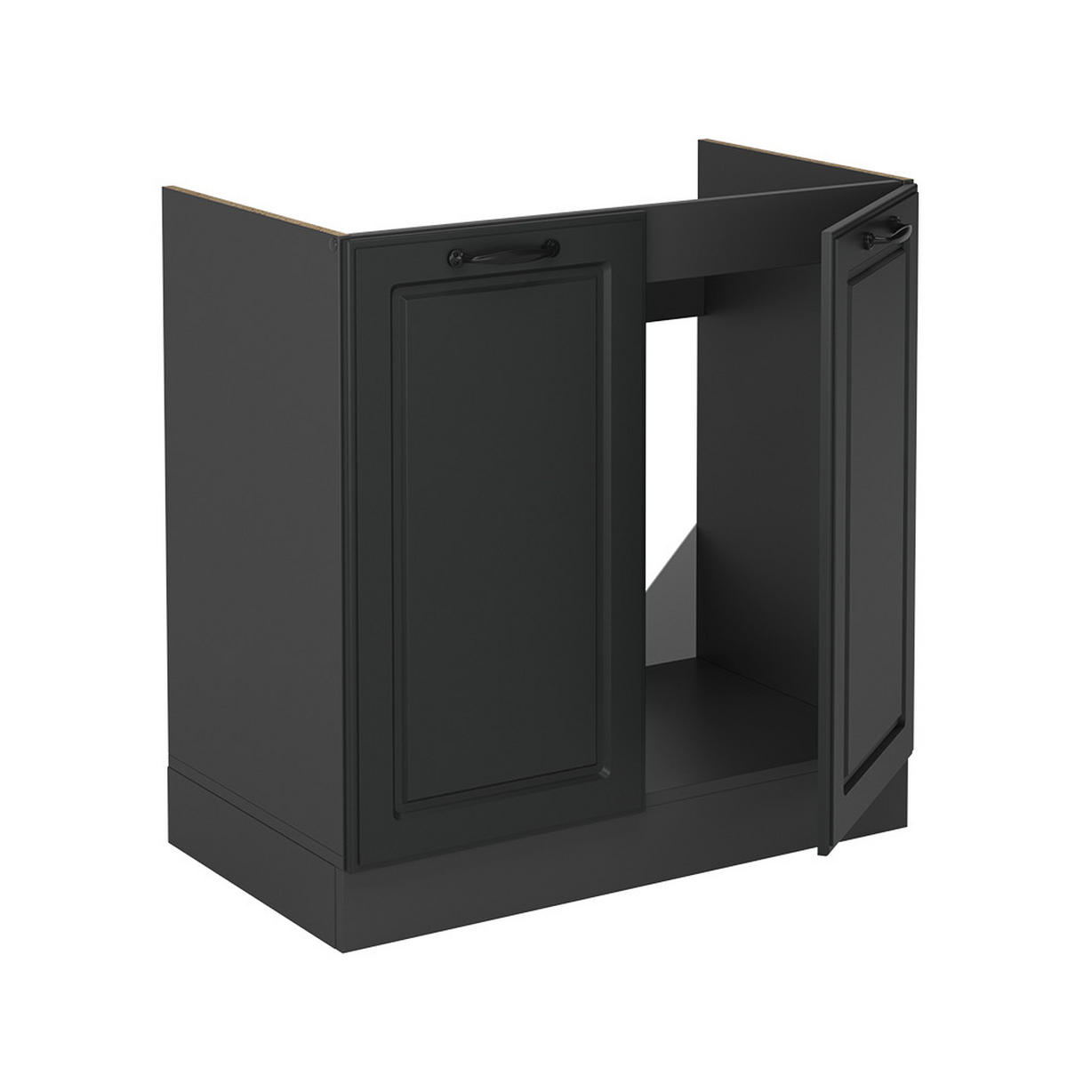 SKŘÍŇKA POD DŘEZ R-Line Antracitový venkovský dům - antracitová, kompozitní dřevo (80/81.6/60cm) - Vicco