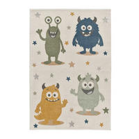 KINDERTEPPICH Mehrfarbig Beats 120/170 cm - Multicolor, Naturmaterialien/Textil (120/170cm) - Atticgo