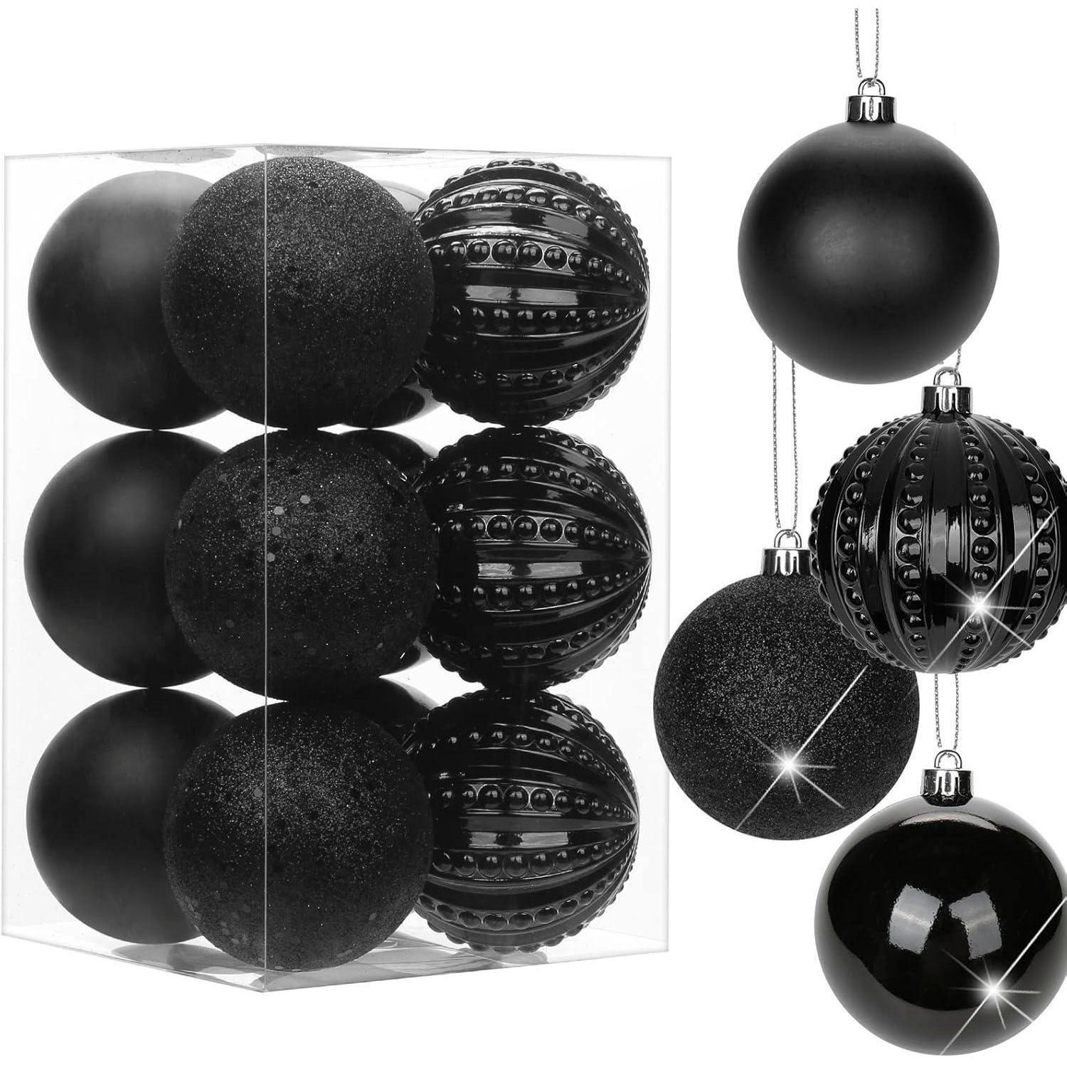 XXXLutz Weihnachtskugeln Schwarz 8x8x8 cm