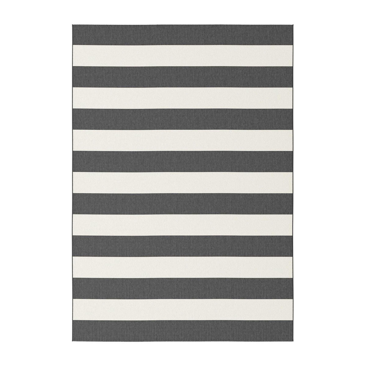 TEPPICH für Innen- und Außenbereiche schwarz - Schwarz, Textil (80/150cm) - AFK Living