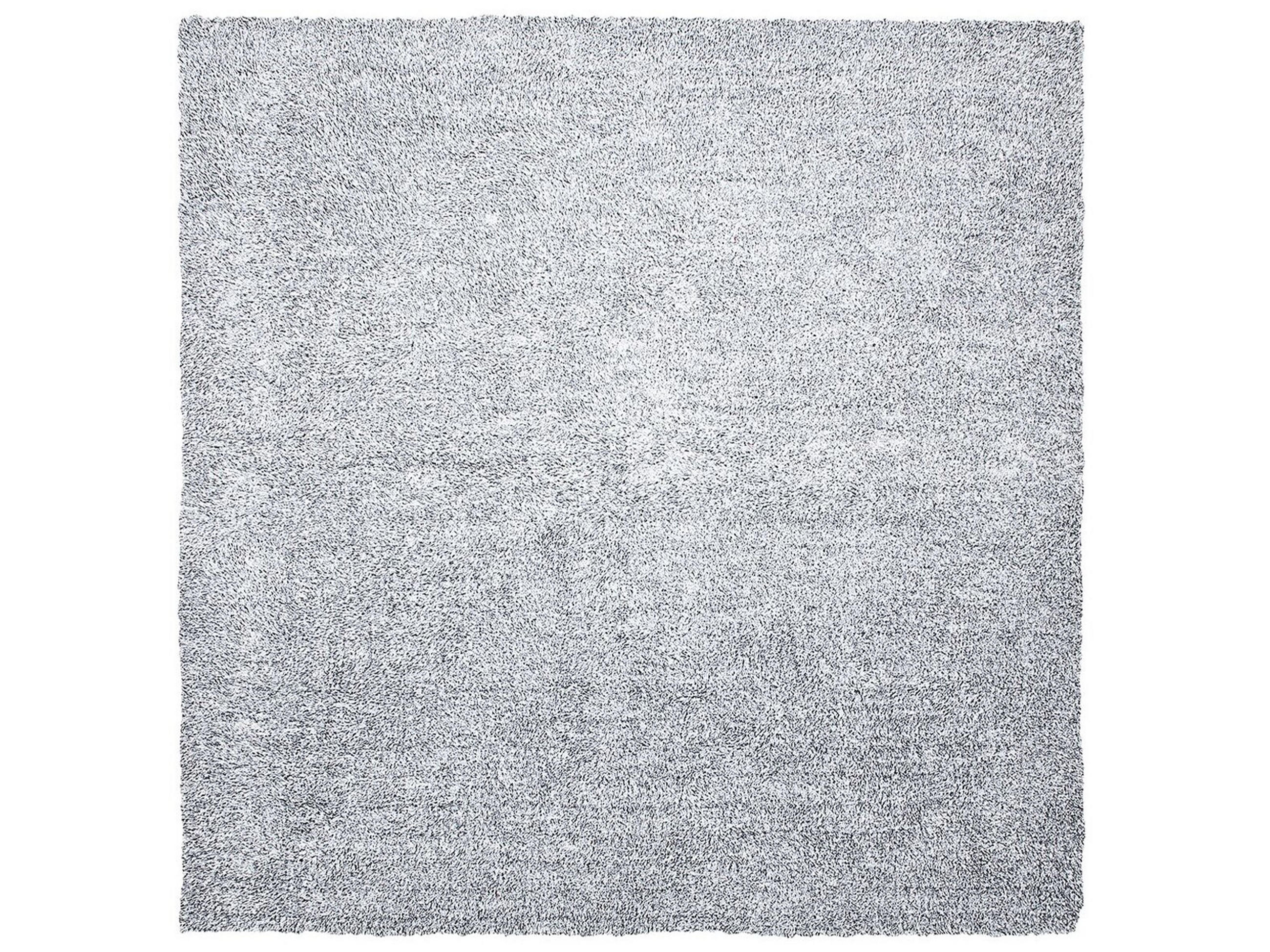 SHAGGY-TEPPICH Demre 200/200 cm - Schwarz, Kunststoff (200/200cm) - Beliani