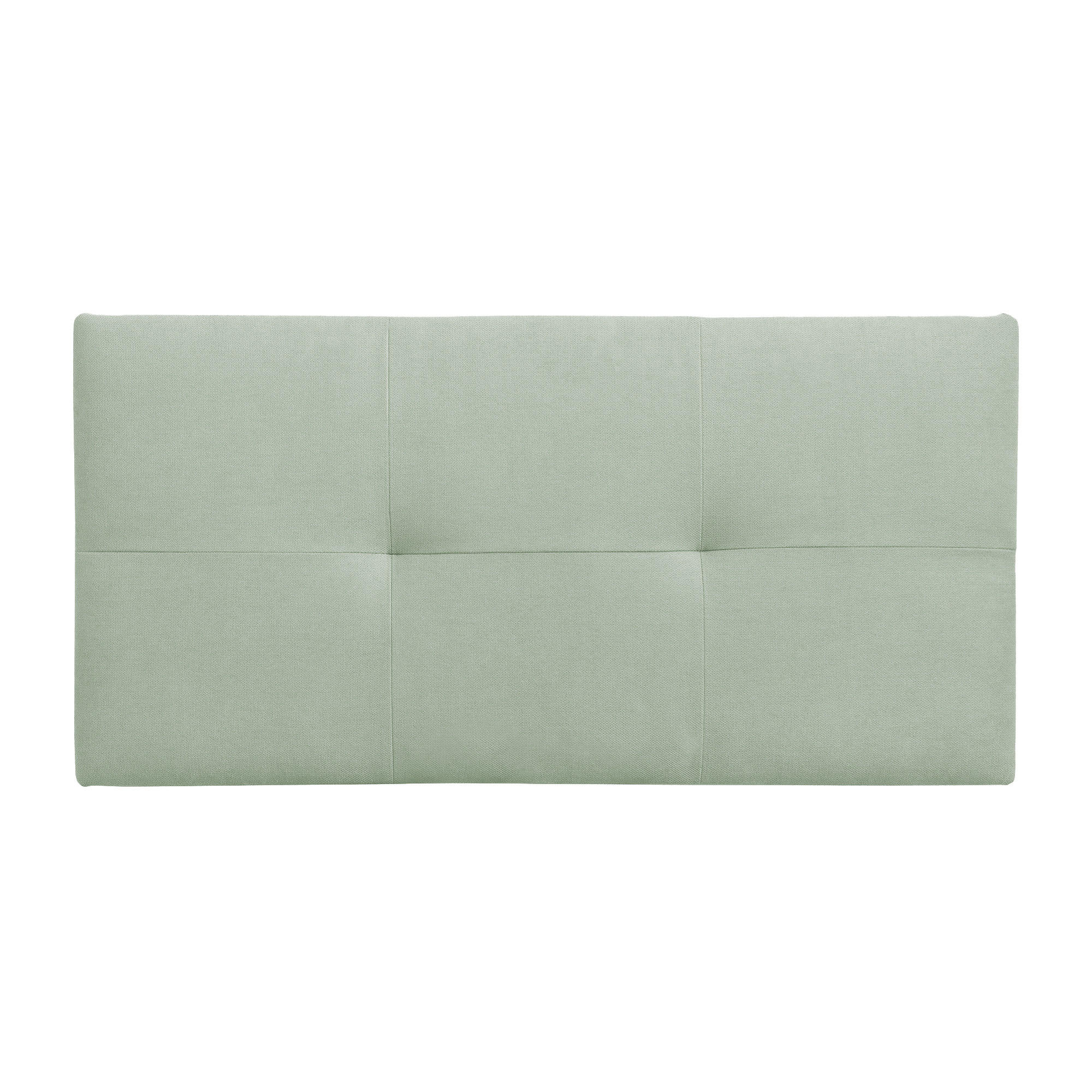 KOPFTEIL Ilan Minze 107 cm x 52 cm - Mintgrün, Textil (107/52/3cm) - Kenay Home