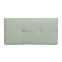 KOPFTEIL Ilan Minze 107 cm x 52 cm - Mintgrün, Textil (107/52/3cm) - Kenay Home