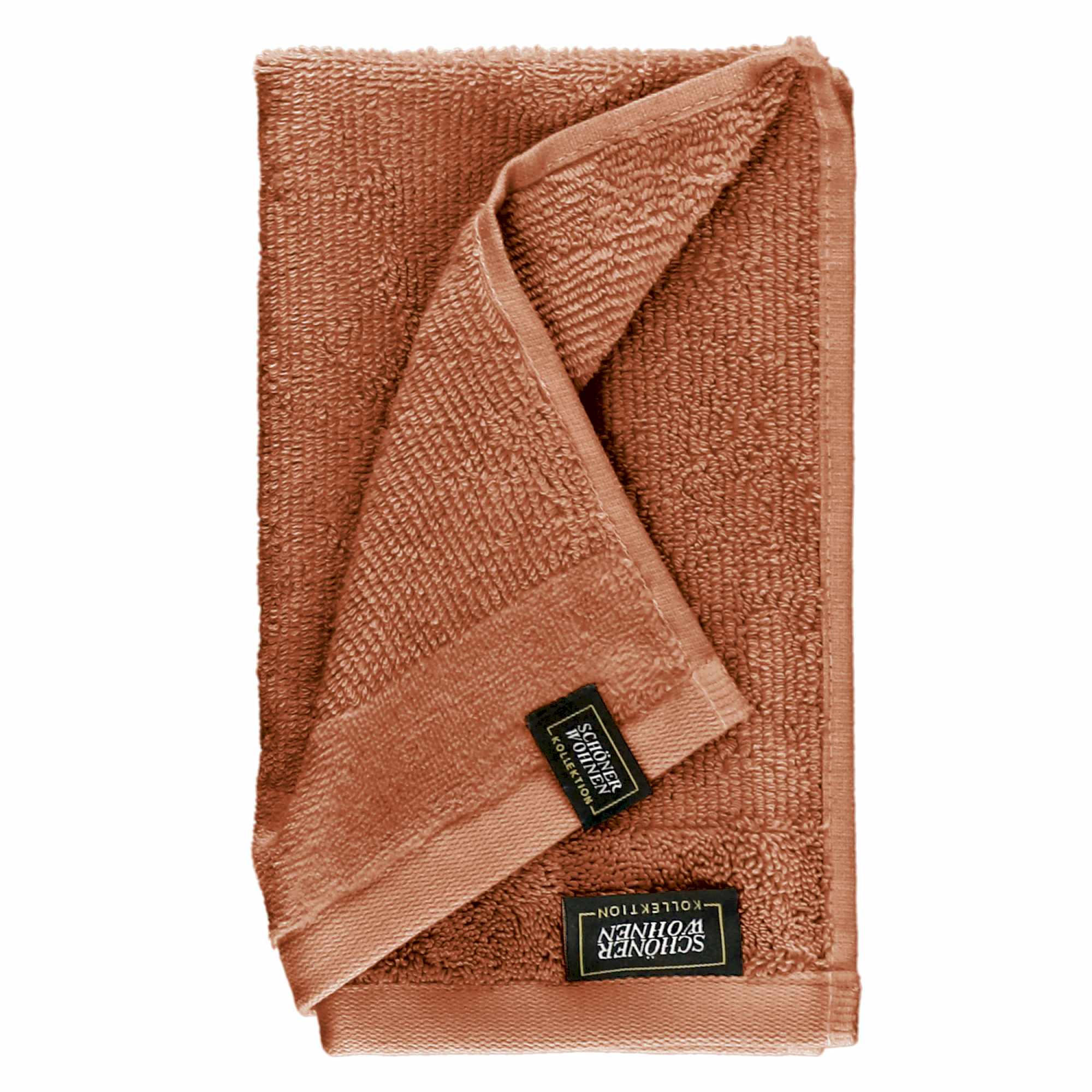 GÄSTEHANDTUCH SENSE-6 - Rostfarben, Textil (30/50cm) - Schöner Wohnen