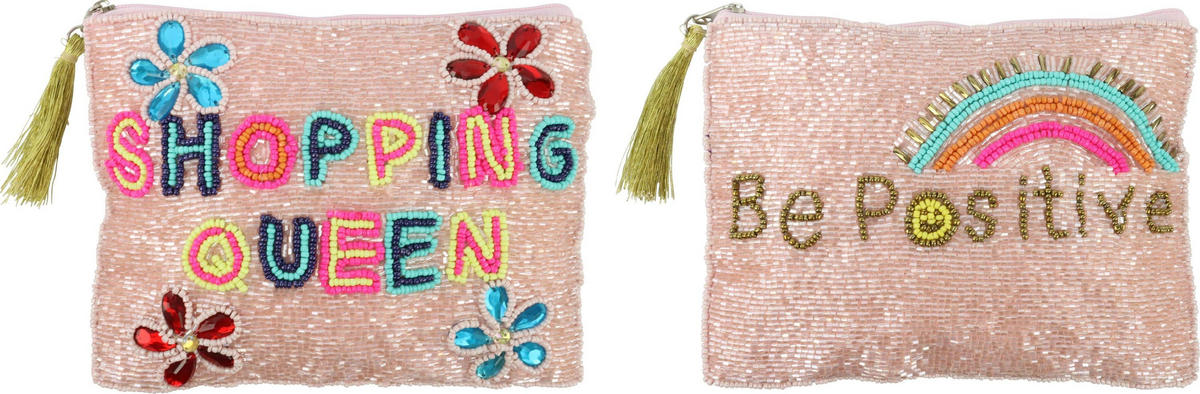 PERLENTÄSCHEN Girly 2er-Set - Multicolor, Textil (18/13/1cm) - FURNARO