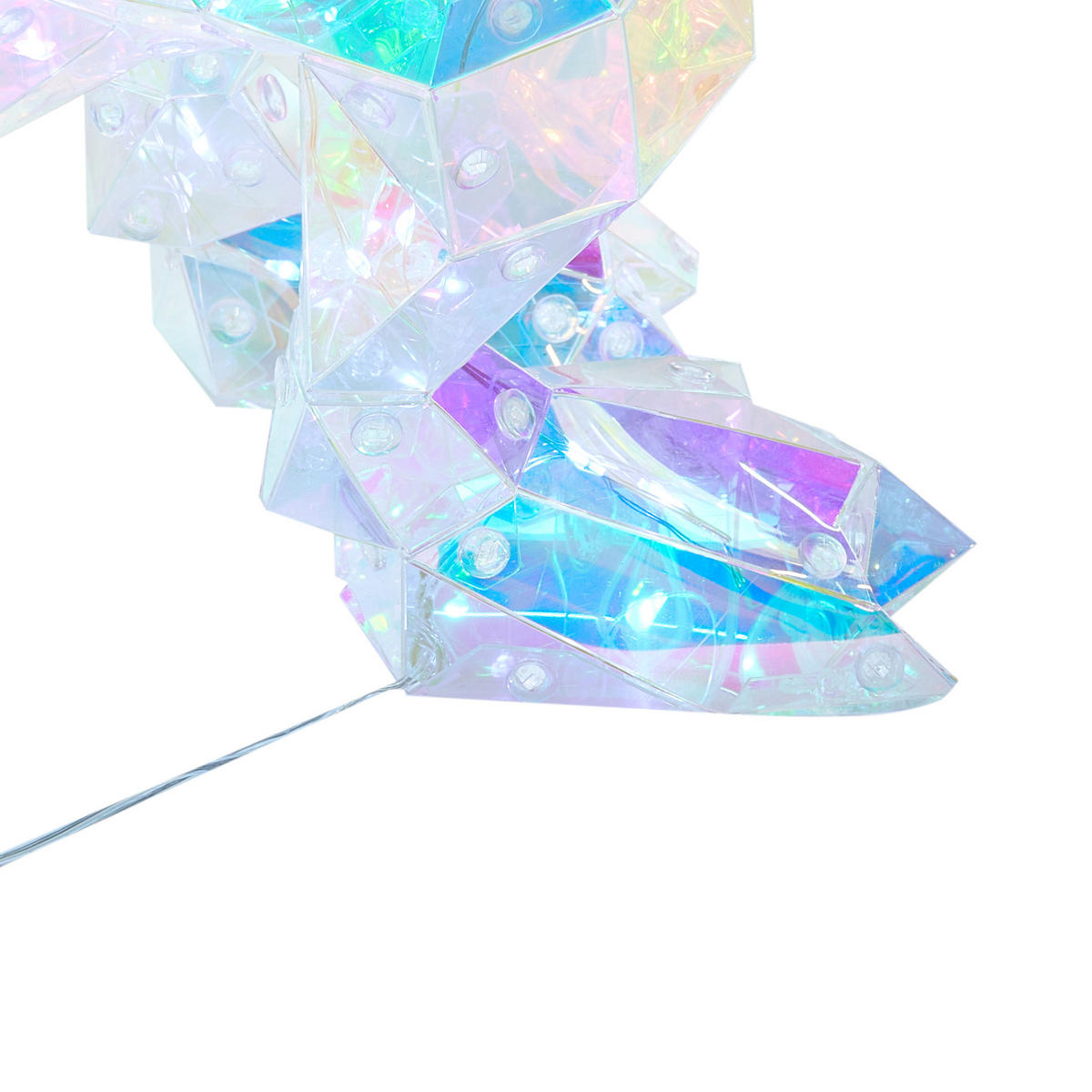 LED-DEKORATION Dinosaurier Bunt Tarjanex - Multicolor, Kunststoff (55/15/38cm) - Beliani