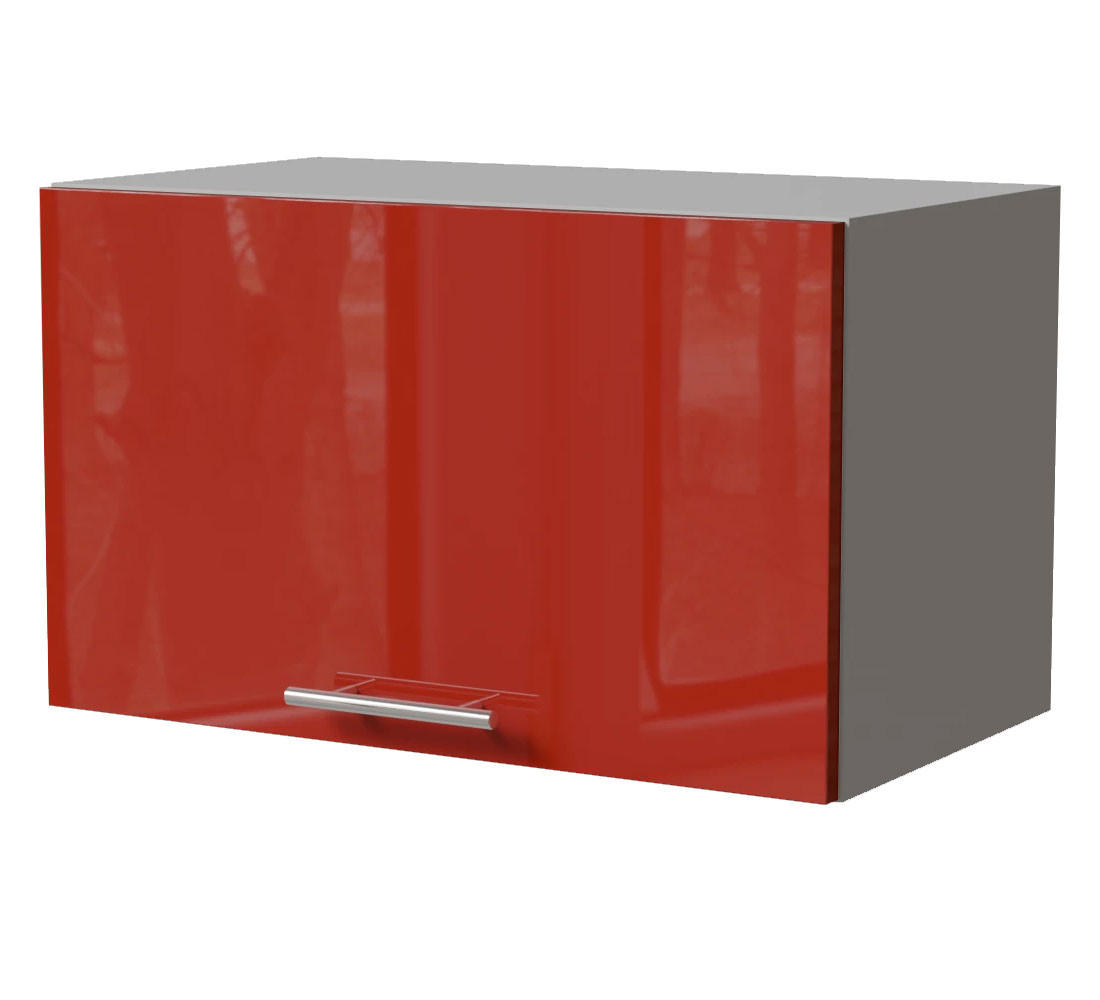 Feldmann-Wohnen Klapphängeschrank Rot, Grau 60x36x32.5 cm