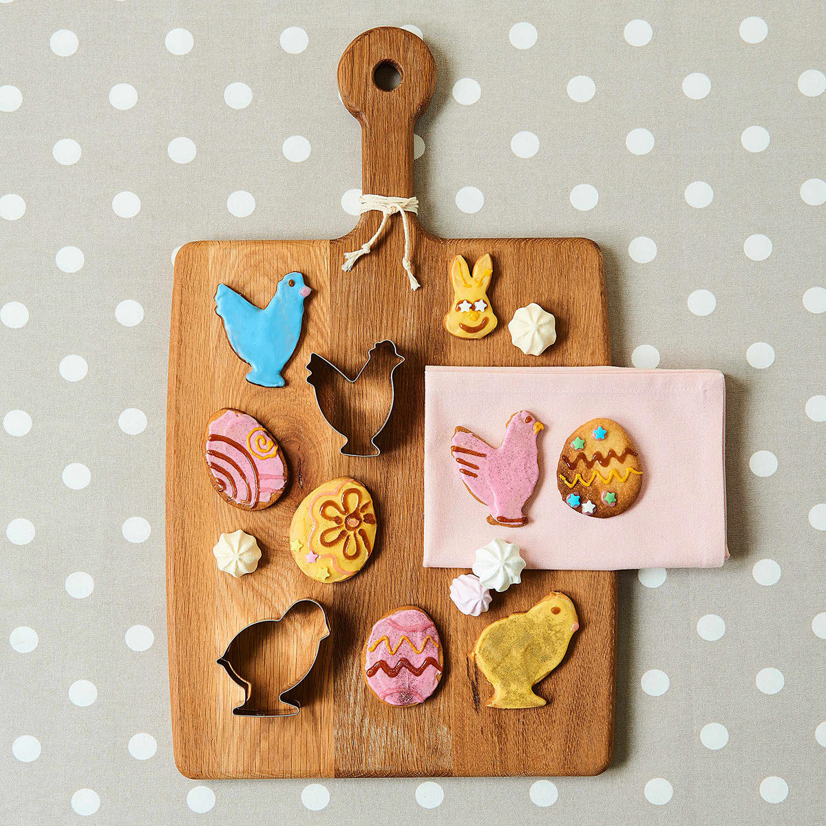 AUSSTECHFORM (12er Set) Biscuit Küken - Silberfarben, Metall (8/2.5/8cm) - Butlers