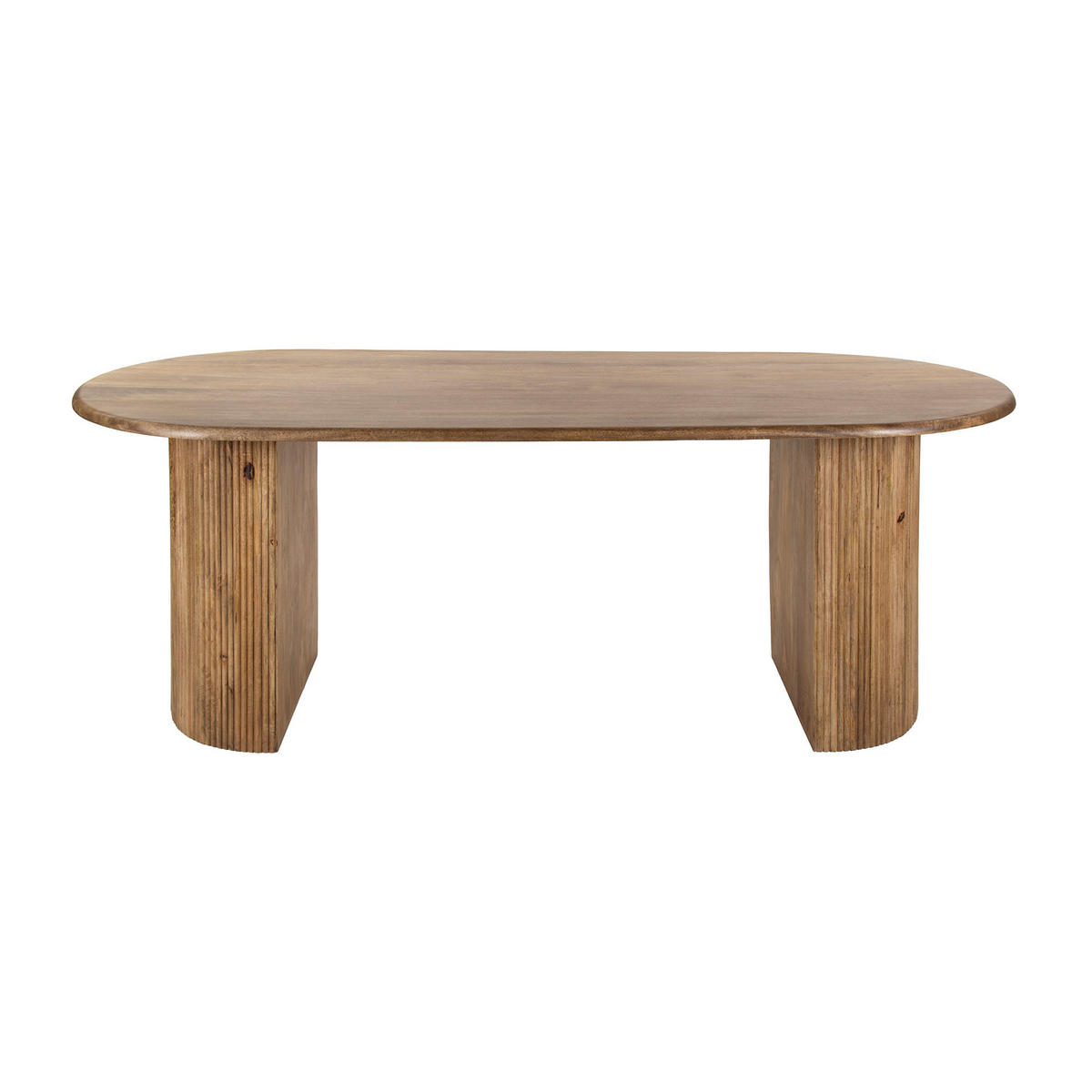 ESSTISCH Wave Beige 90/215/ 78 cm - Beige, Holz (90/215/78cm) - Hoyz Collection
