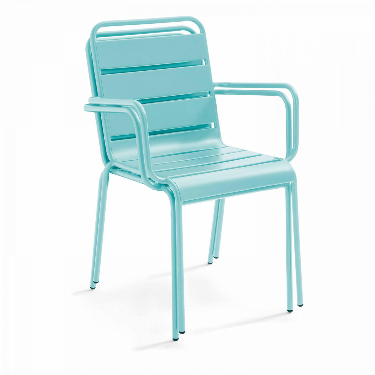 GARTENSET 9-tlg., Türkisblau - Hellblau, Metall - Oviala