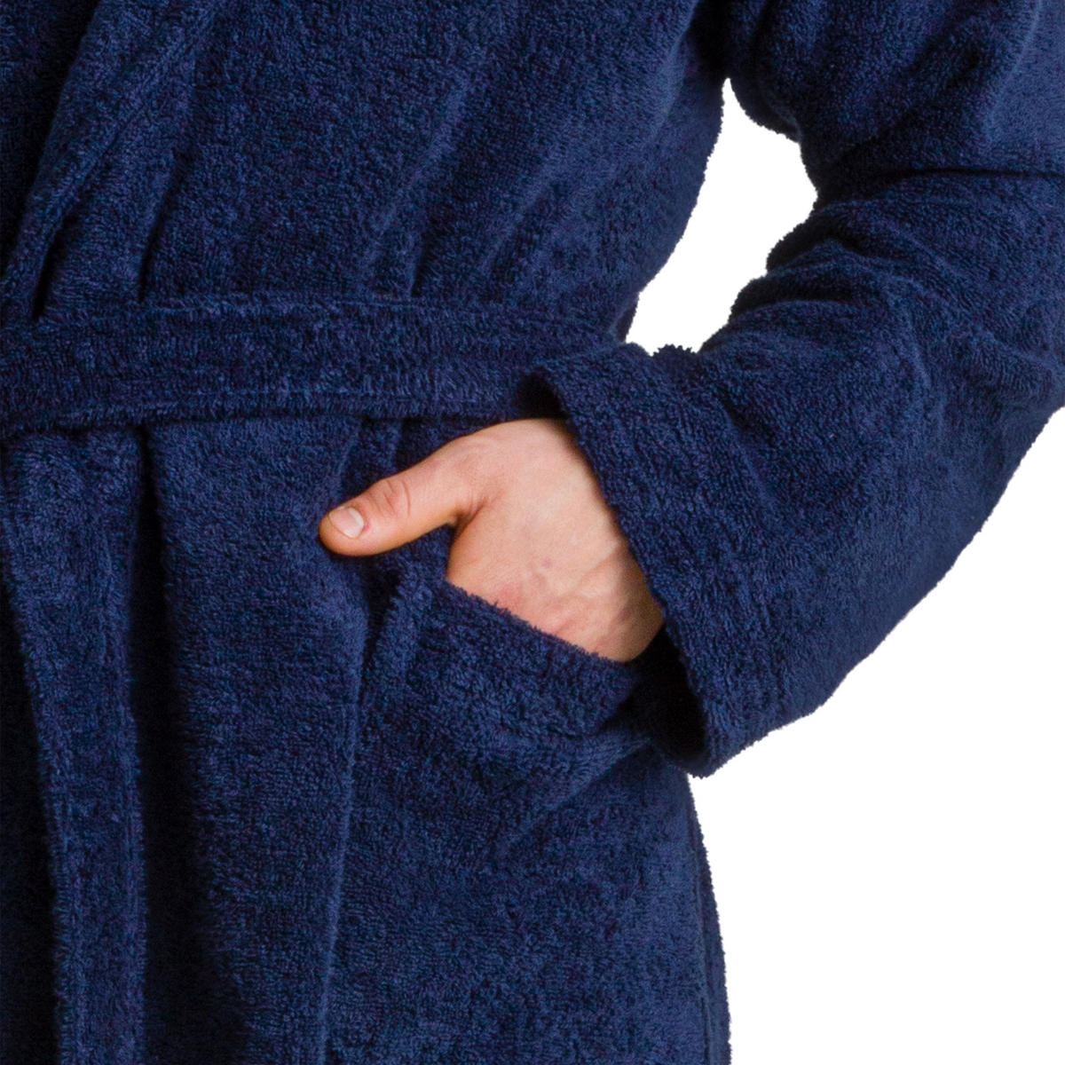 SUPERWUSCHEL BADEMANTEL MIT KAPUZE - Dunkelblau, Textil (Mnull) - MÖVE