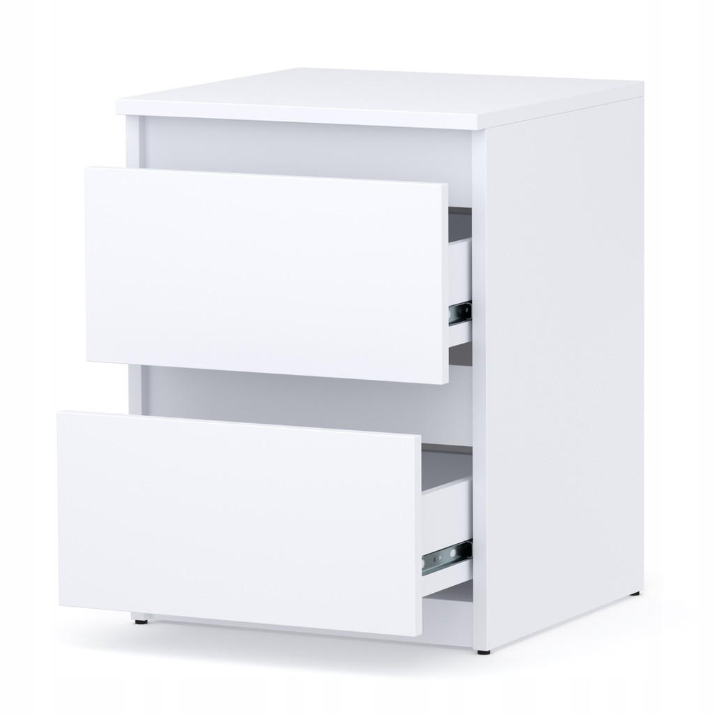 NACHTTISCH - WEISS - Weiß, Holz (40/53.5/40cm) - Stiv Meble