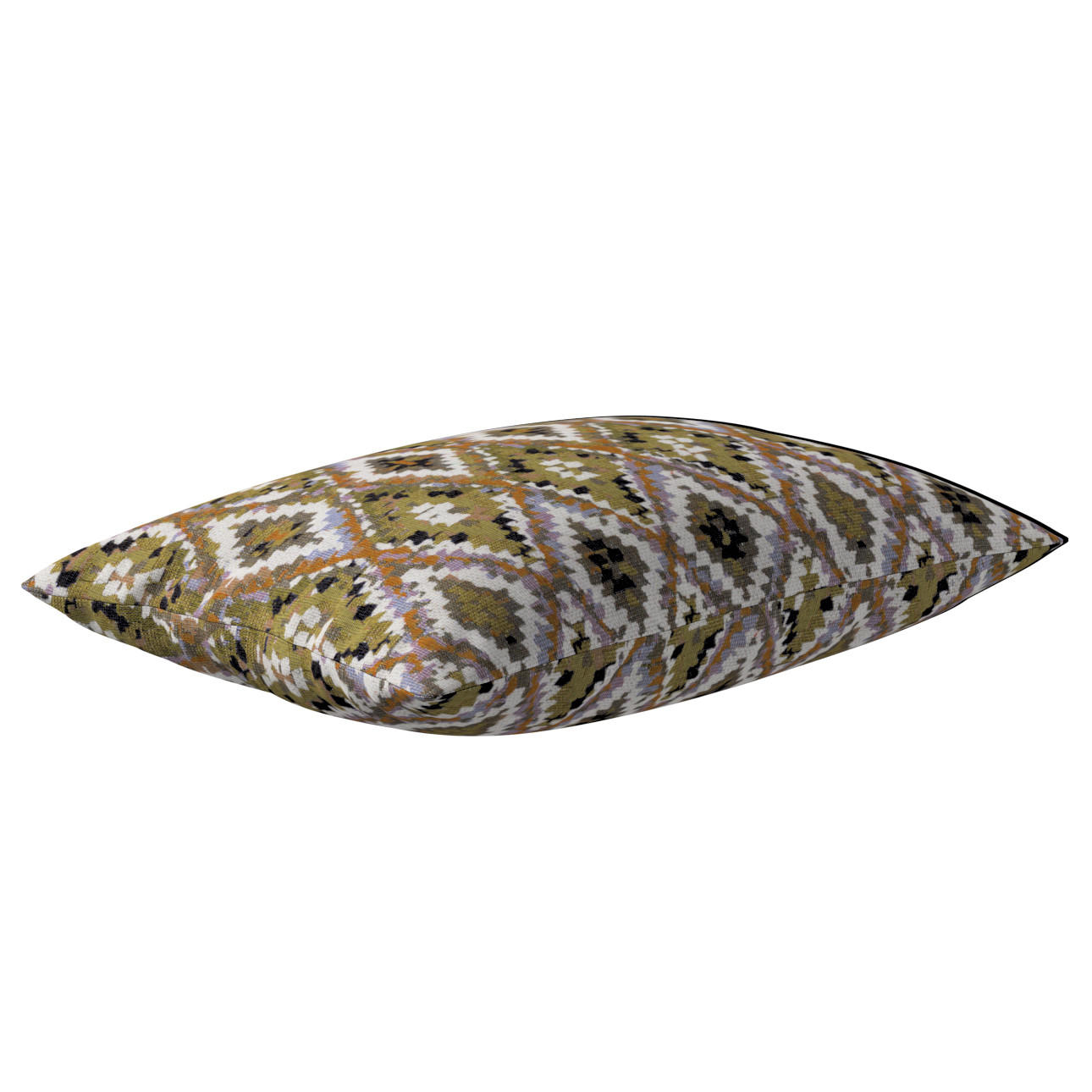 KISSENHÜLLE Cosy Home olive- weiß, 60x40 cm - Olivgrün/Weiß, Textil (60/40cm) - Dekoria