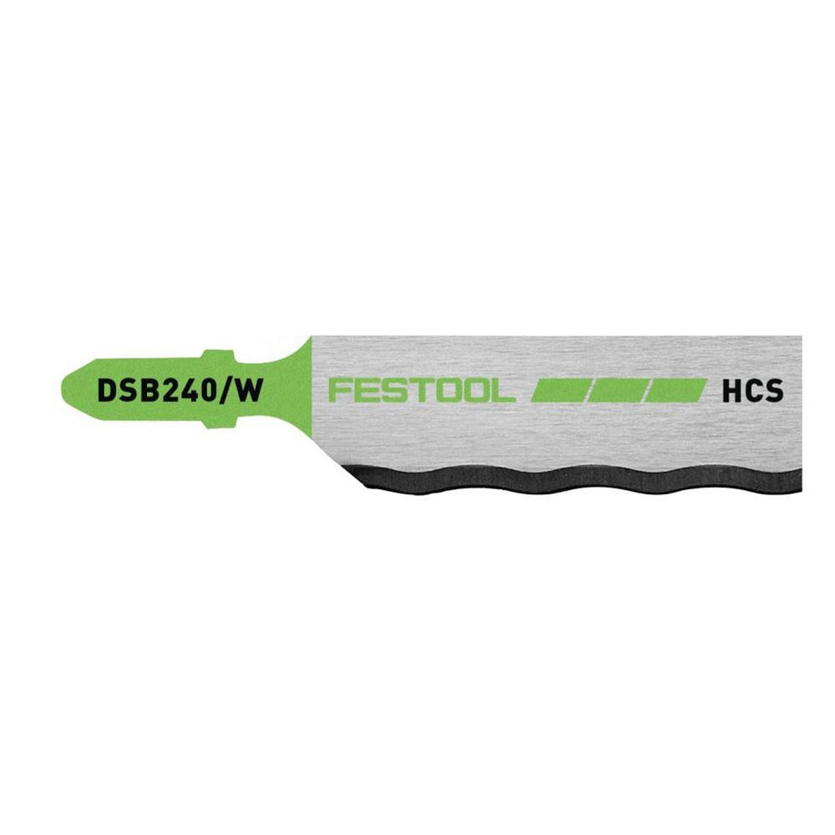 FESTOOL Sägeblatt DSB 240/W Wellenschliff für Dämmstoffschnitte passend zu SG-240 / ISC 240 ( 575416 ) - Multicolor, Kunststoff (370/55/5cm) - Festool