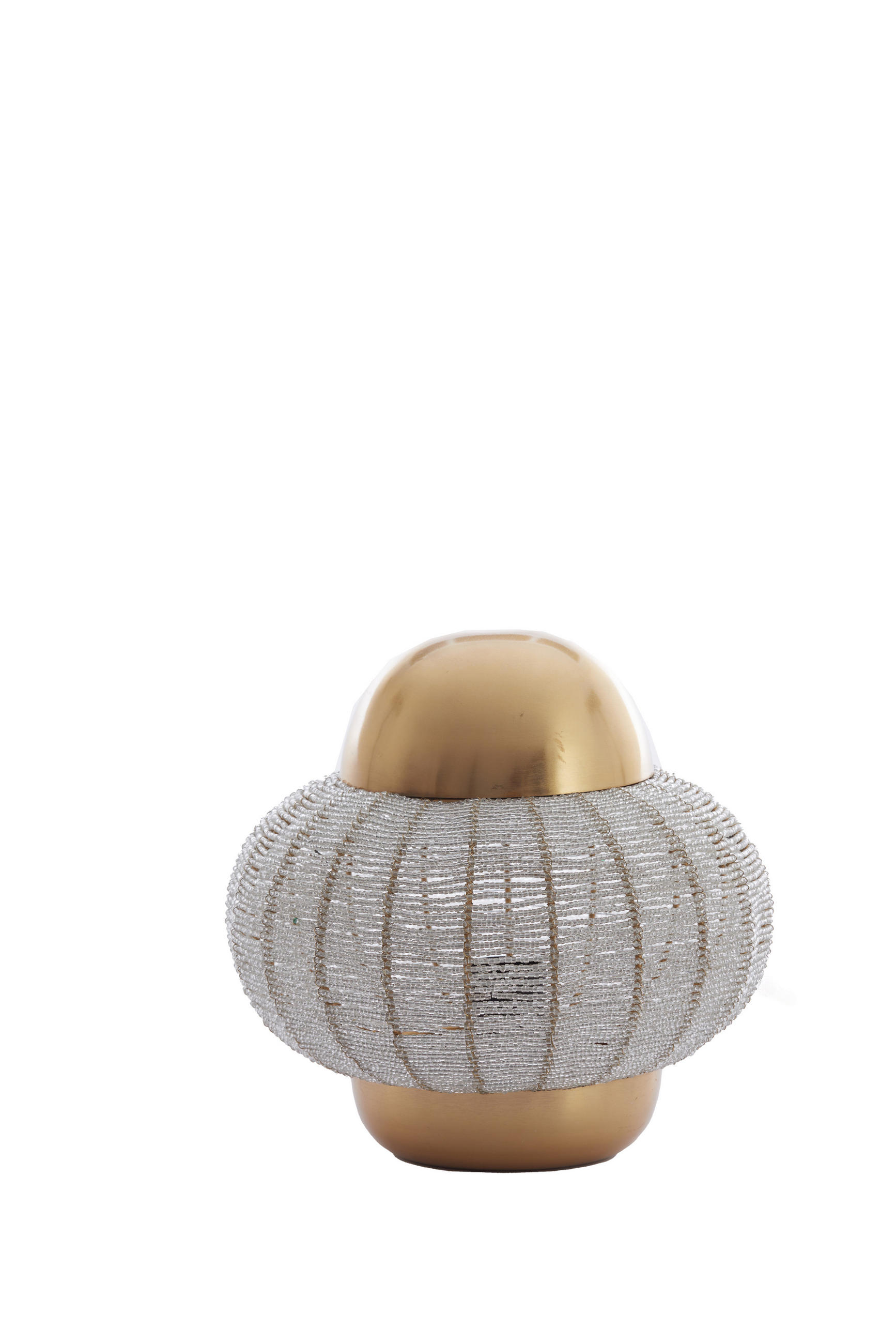 TISCHLAMPE Cetara Silber Ø25/26 cm - Silberfarben, Metall (25/25/26cm) - Light & Living