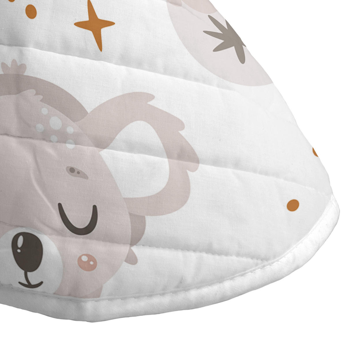 TAGESDECKE baby koala 180x260 cm (bett 80/90/105) mehrfarbig - Multicolor, Textil (180/260cm) - Happy Friday